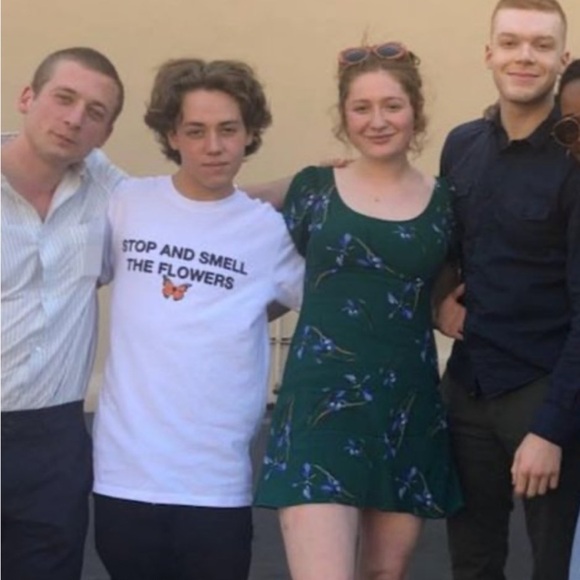 Urban Outfitters Emerald Green Floral Dress. Pre-Owned. - Picture 7 of 12